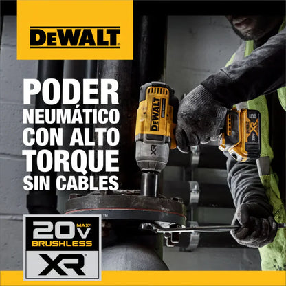 Pistola Neumática de Impacto Dewalt™️ [550Nm] a Batería